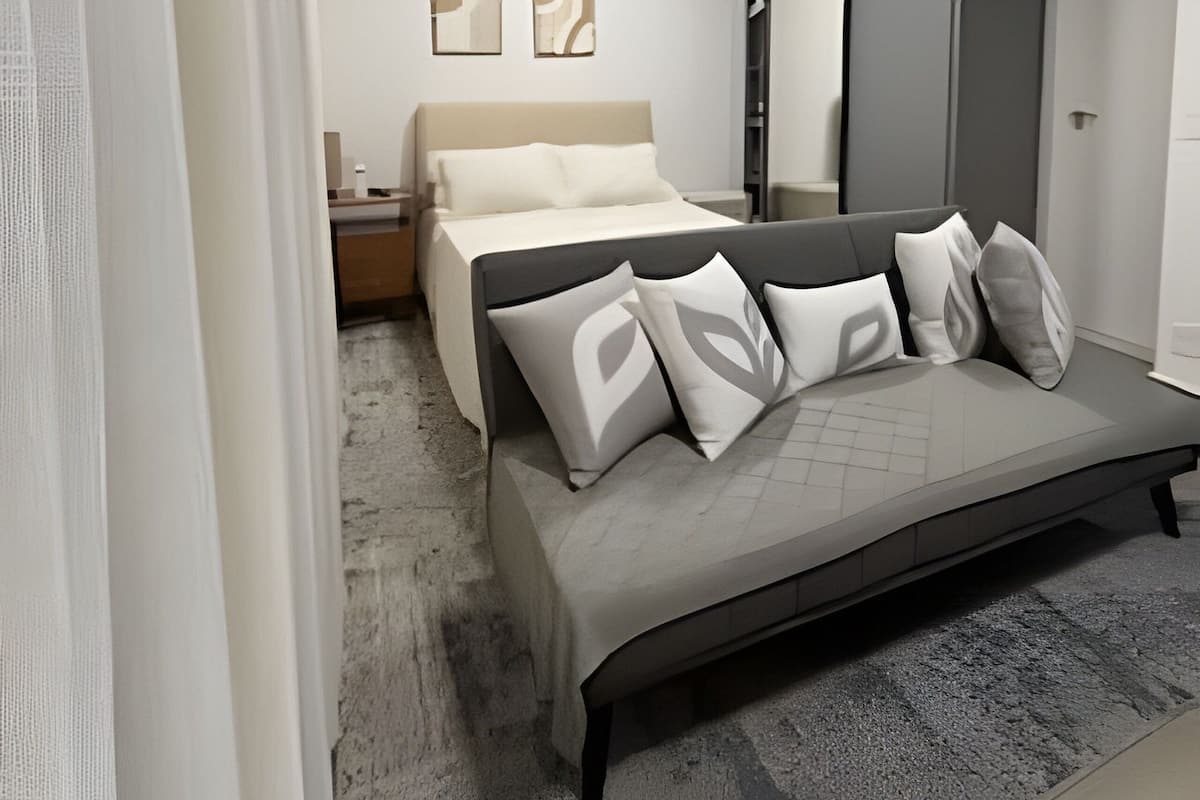 Elite Apartment | Individually decorated, individually furnished, desk, laptop workspace