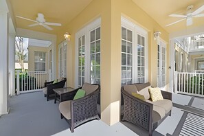 Terrace/patio - Modern 3BR Condo Reunion Resort + Pool Access (Kissimmee)