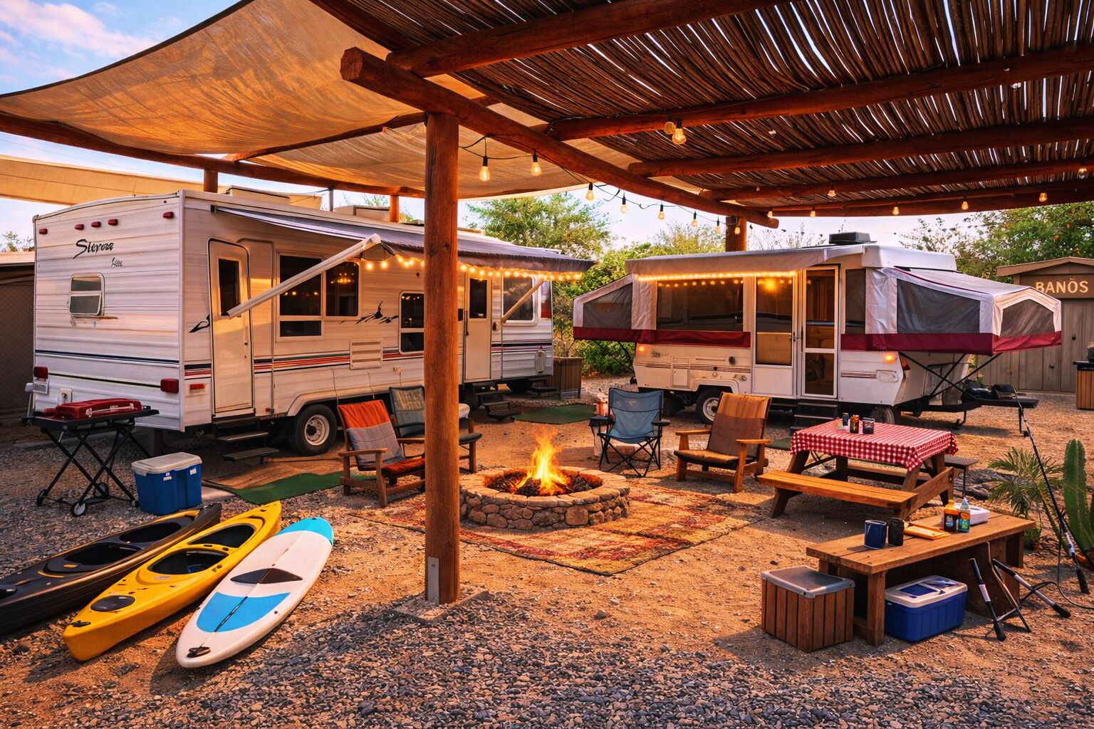 المنطقة المحيطة بالمنشأة