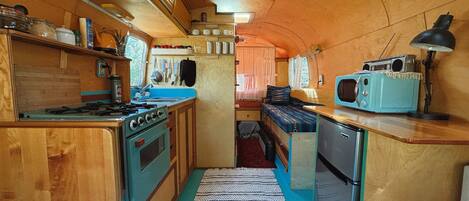 Microwave, oven, stovetop