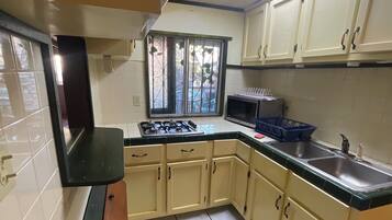 Microwave, oven, stovetop