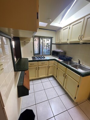 Microwave, oven, stovetop