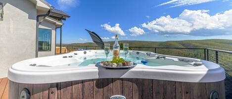 Idromassaggio all'aperto