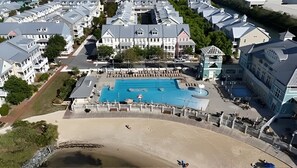 من حمّامات السباحة المغطاة، حمّام سباحة خارجي موسمي