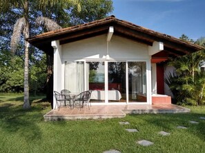 패밀리 캐빈, 산 전망 | 테라스/파티오