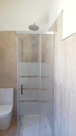 Shower, hair dryer, bidet, towels - Apartment in villa 30 meters from the sea, with breathtaking view (Maragnanu)