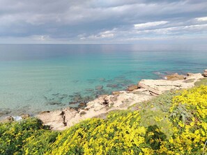 Beach nearby - Apartment in villa 30 meters from the sea, with breathtaking view (Maragnanu)