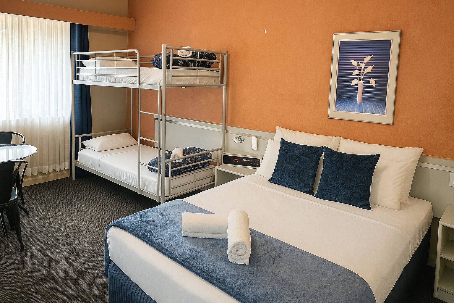 Economy Quadruple Room | Iron/ironing board, free WiFi