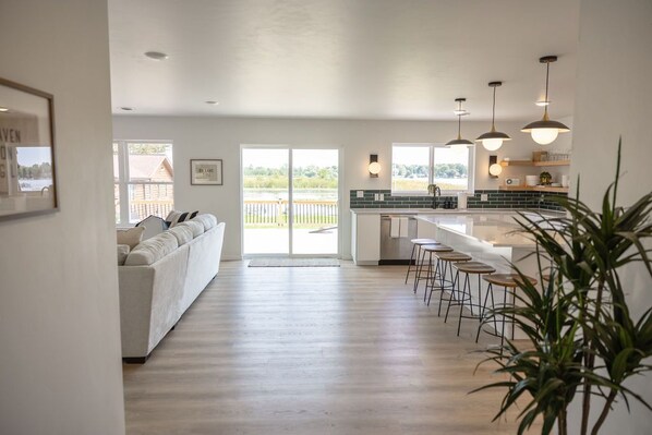 Interior - Brand new Modern, 6 bedroom waterfront home on a beautiful Long Lake. (Campbellsport)