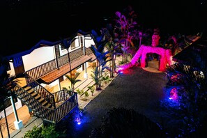 Overnatningsstedets facade