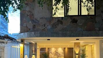 Voorkant van accommodatie