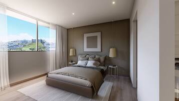 In-room safe, laptop workspace, blackout drapes, soundproofing