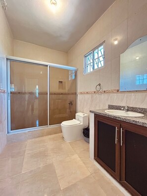 Towels, soap, toilet paper