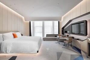 Phòng Elite | Bộ đồ giường cao cấp, chăn bông, minibar, két bảo mật tại phòng 