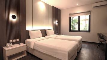 Superior Twin kamer | Een bureau, een laptopwerkplek, gratis wifi