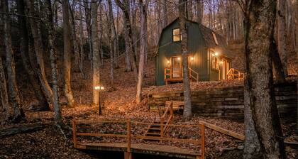 Mtn Escape w/ Hot Tub, Firepit, Hiking , Long Range Views Near Asheville
