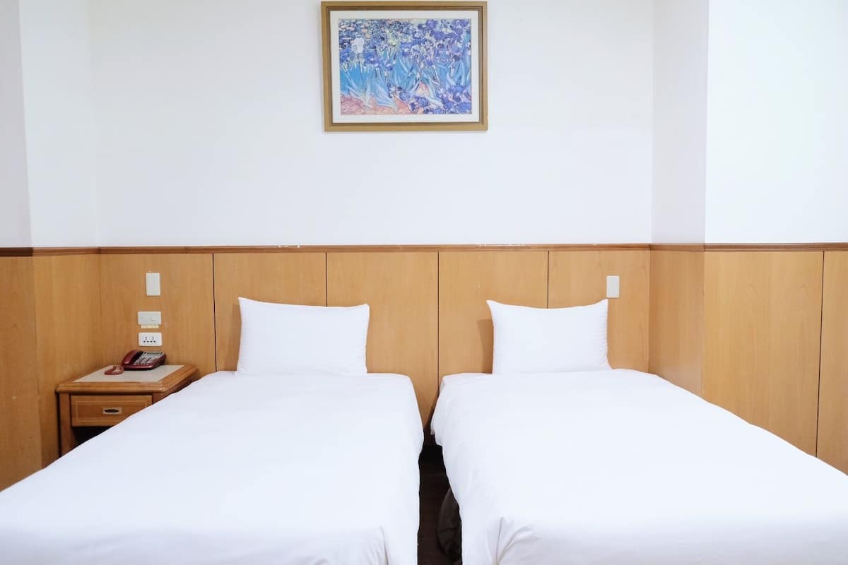 Desk, blackout drapes, free WiFi, bed sheets