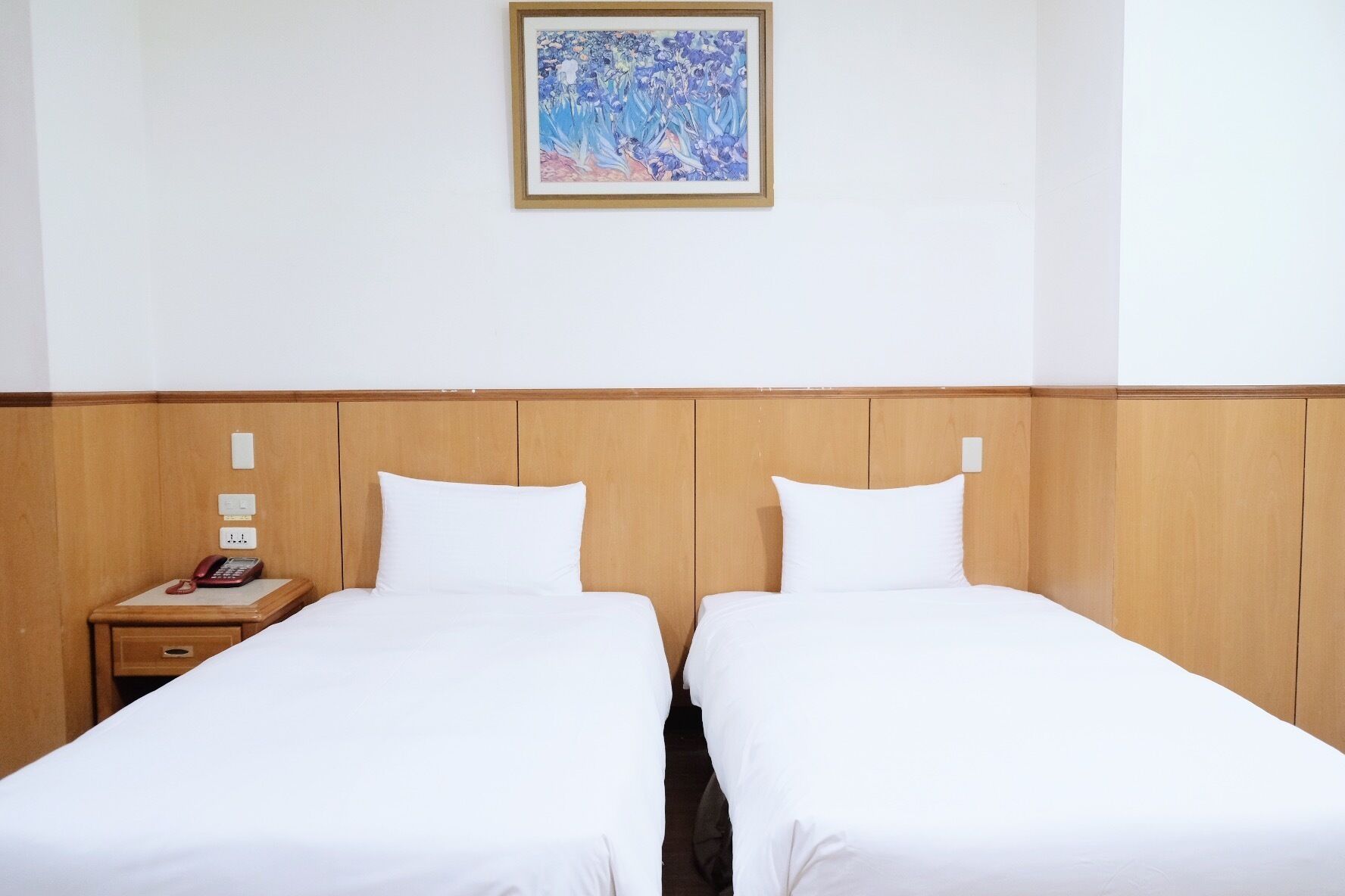 Tomannsrom – standard | Dundyner, skrivebord, blendingsgardiner og wi-fi (inkludert)