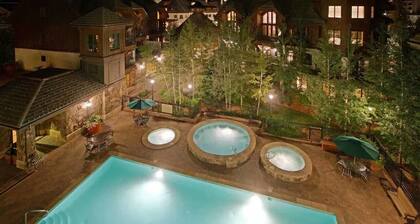 An old-world alpine chalet with emphasis on modern luxury and sophistication.