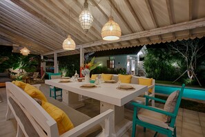 豪華別墅, 3 間臥室, 泳池景 | 飯廳