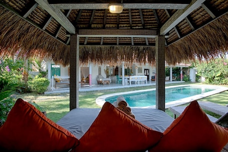 Deluxe Villa, 3 Bedrooms, Pool View | View from room