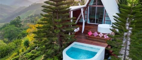 Habitación (A-Frame Premium Wooden Cottage) | Wifi gratis y ropa de cama