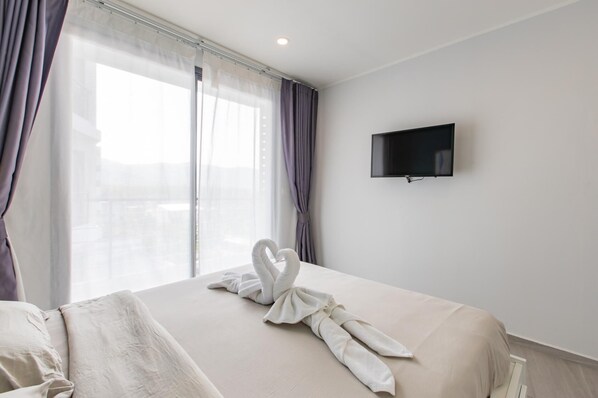 Apartamento, sacada | Vista do quarto