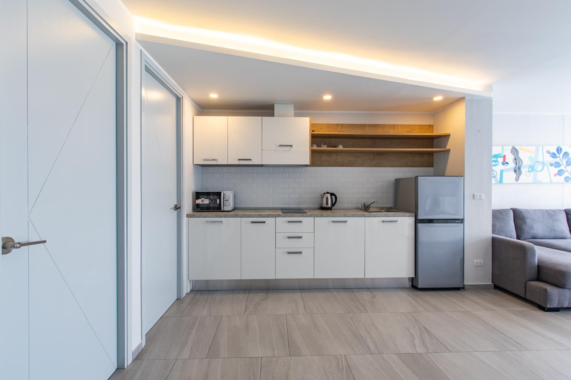 Apartment, Balcony | Private kitchenette