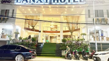 Front of property – evening/night