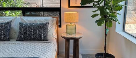 1 غرفة نوم ومكواة/لوح كي وواي فاي وملاءات أسرّة