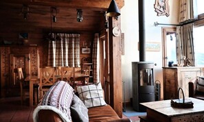 Fireplace - Chalet in Vallandry With Slope Access (Landry)