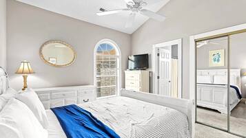 1 bedroom, iron/ironing board, travel crib, free WiFi