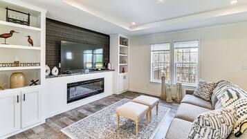 Televisor i llar de foc