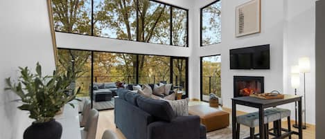 Älytelevisio, takka