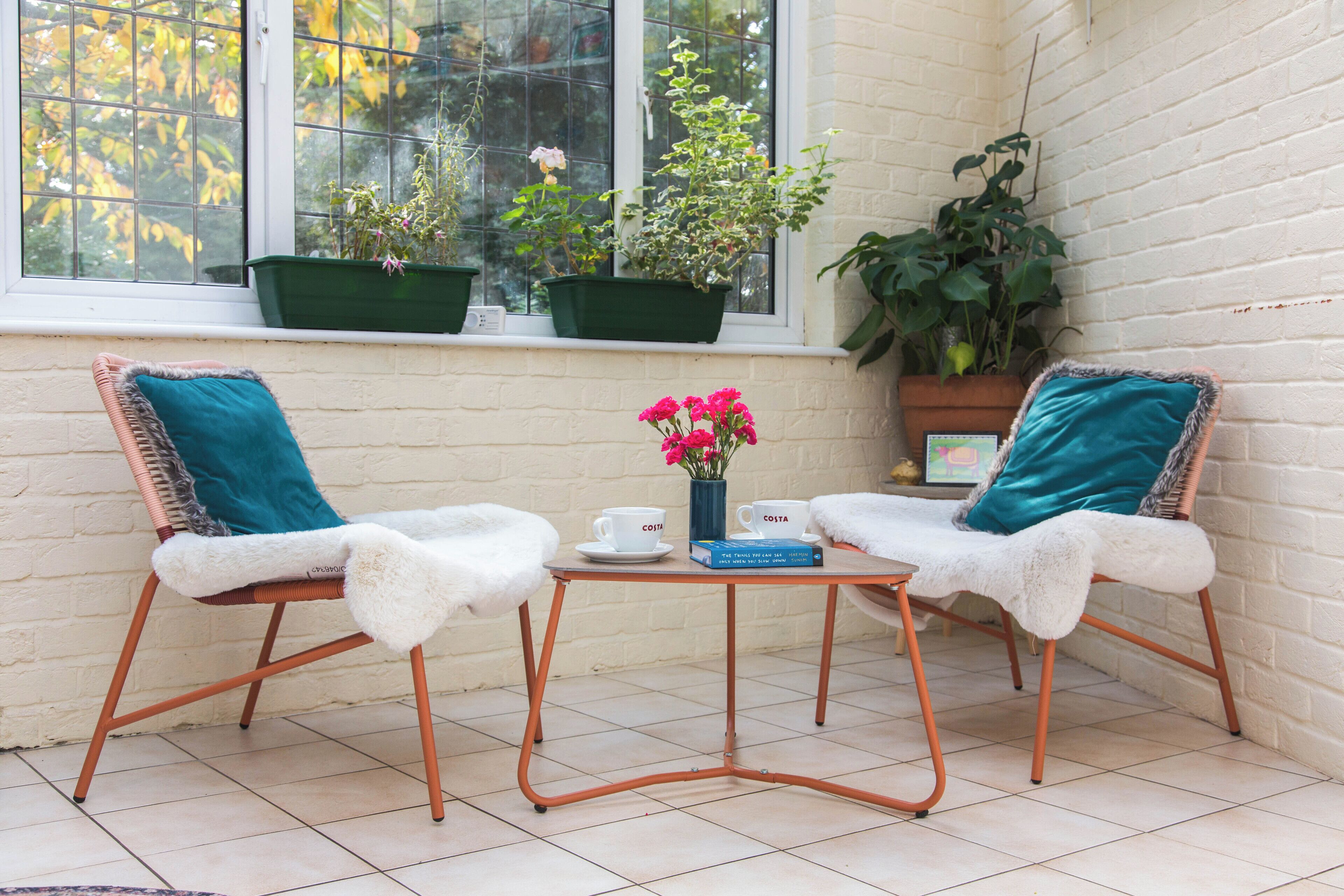 บ้านพัก, 1 ห้องนอน, วิวสวน | ระเบียง