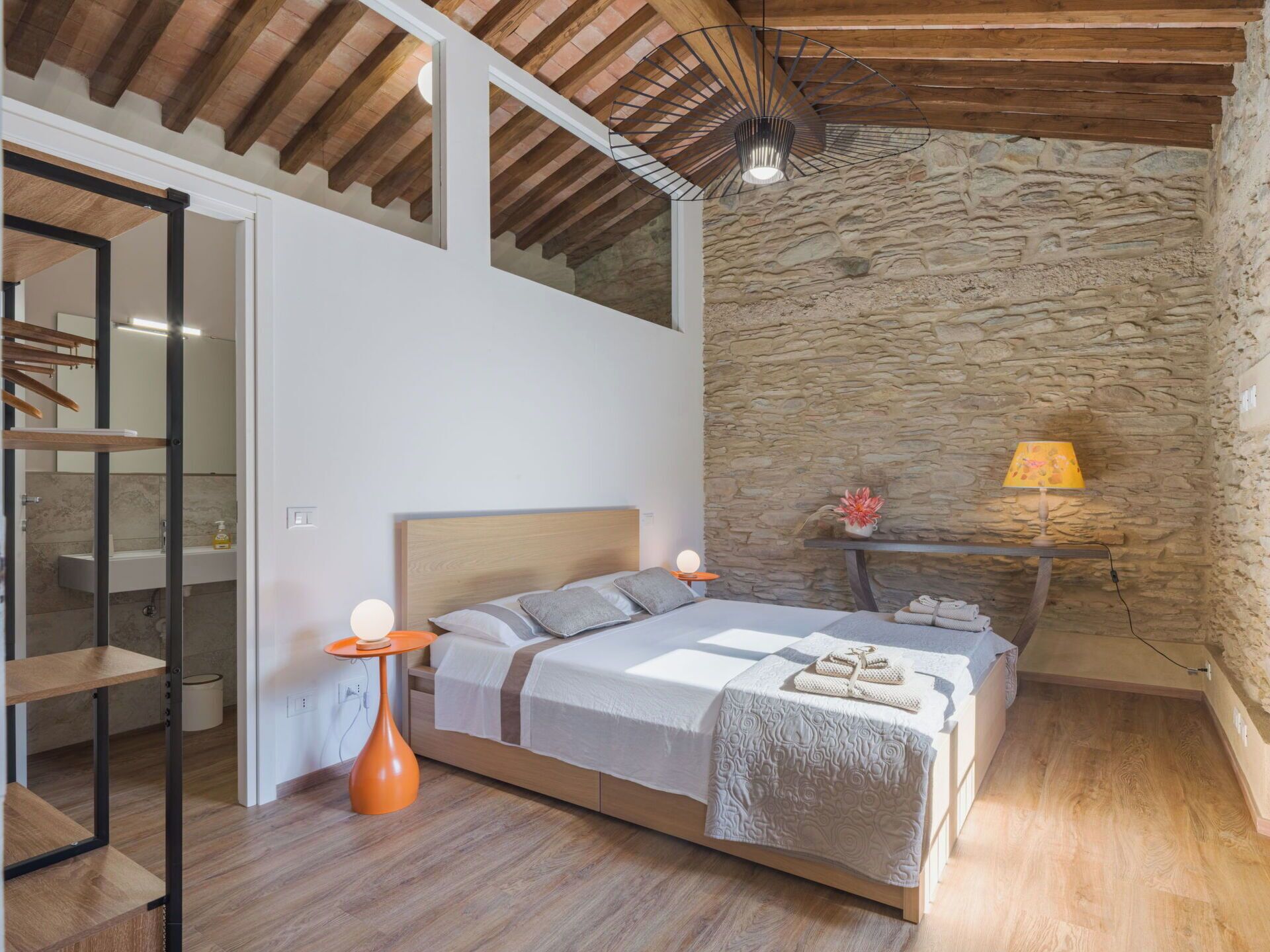 Meubles, Design Intérieur, Sol, Sol, Plafond, Bois, Lit, Chambre, Pièce, Éclairage