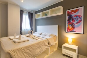 公寓, 陽台, 山景 | 客房內保險箱、遮光布/窗簾、熨斗/熨衣板、免費無線上網