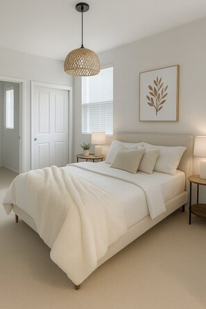 4 bedrooms, iron/ironing board, free WiFi, bed sheets