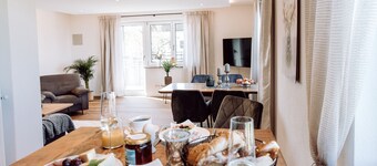 Vacation apartment 2 View on the 1st floor with furnished balcony