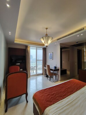 In-room safe, desk, laptop workspace, blackout curtains - Best Western Prince (Bijnor)