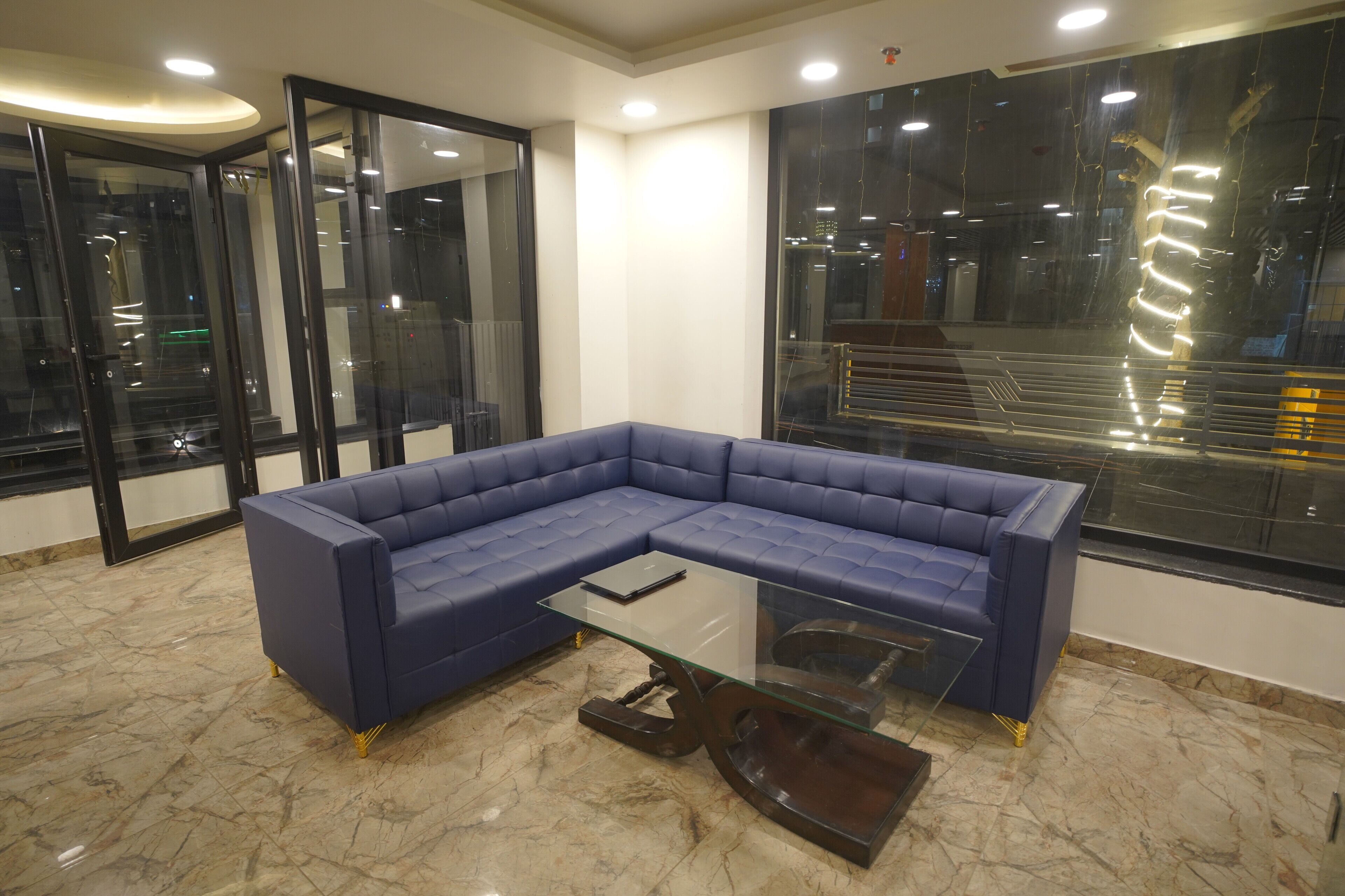 Sala de estar en el lobby