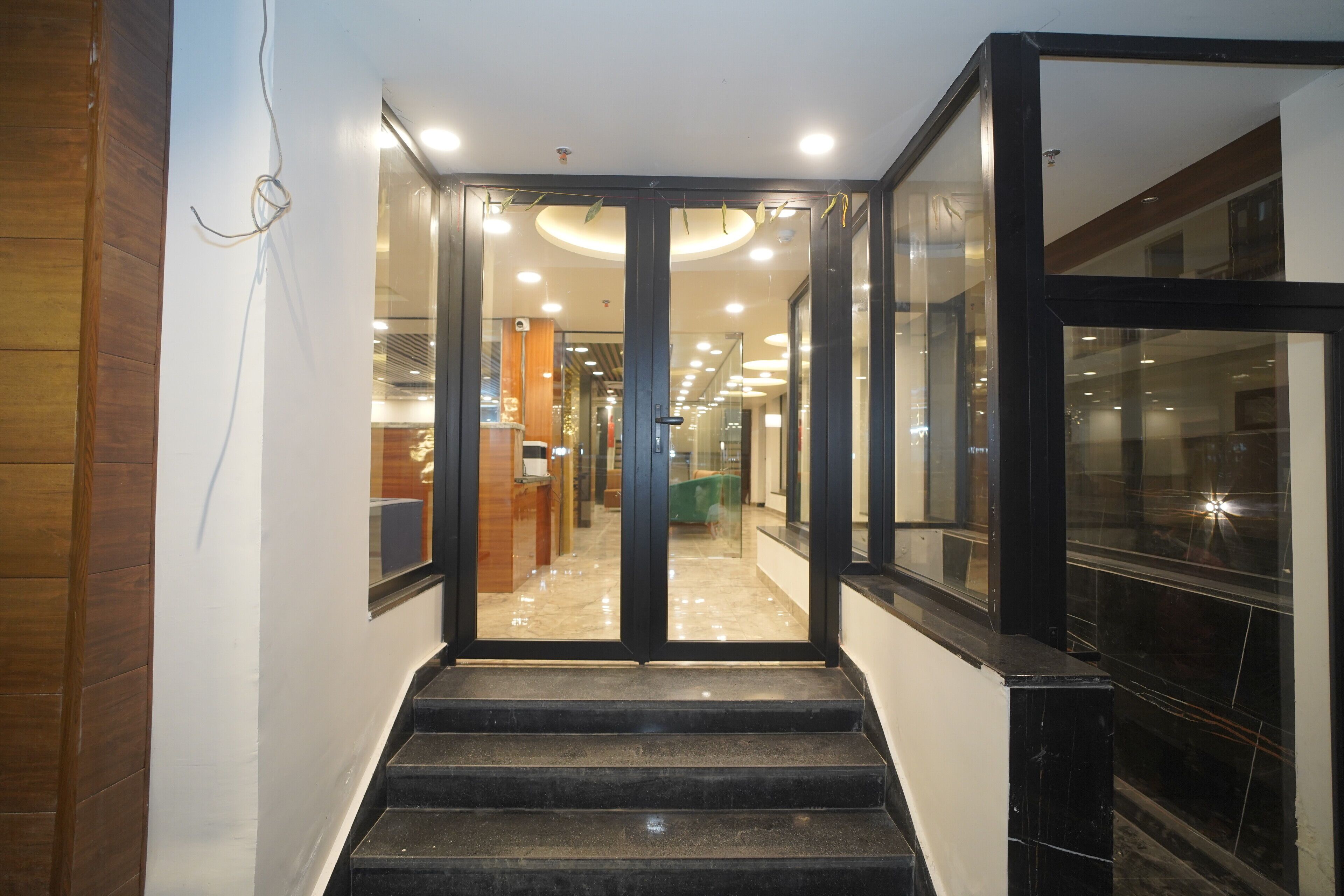 Entrada de la propiedad