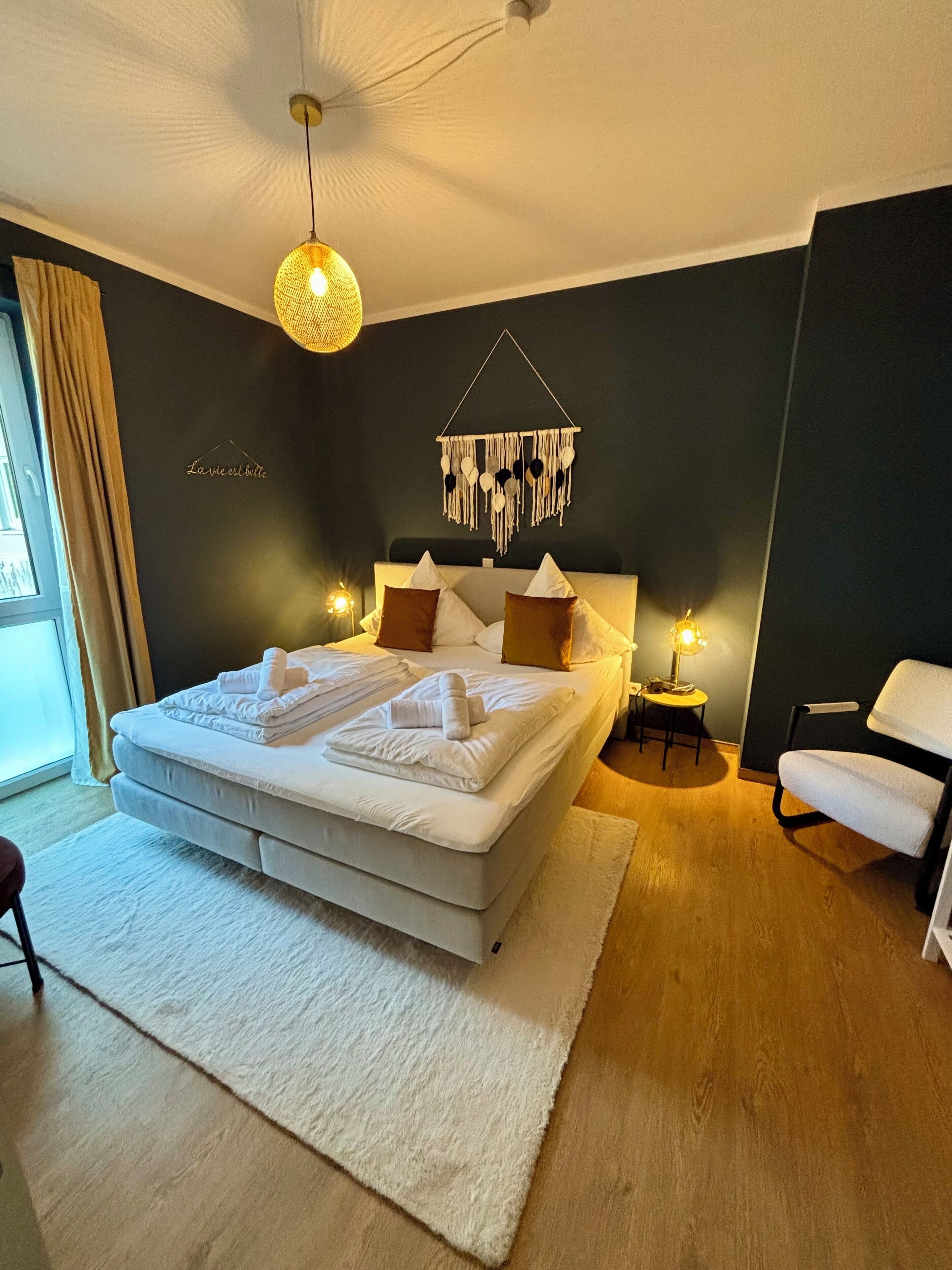 1 Schlafzimmer, Bügeleisen/Bügelbrett, kostenloses WLAN, Bettwäsche