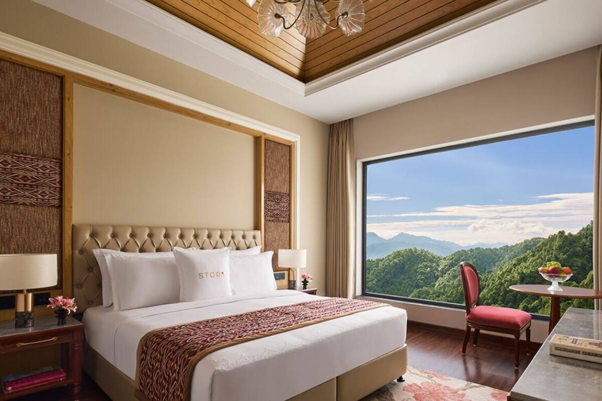 ห้องดีลักซ์, เตียงคิงไซส์ 1 เตียง, วิวภูเขา | เครื่องนอนระดับพรีเมียม, ผ้านวมขนเป็ด, เตียงเมมโมรีโฟม, มินิบาร์