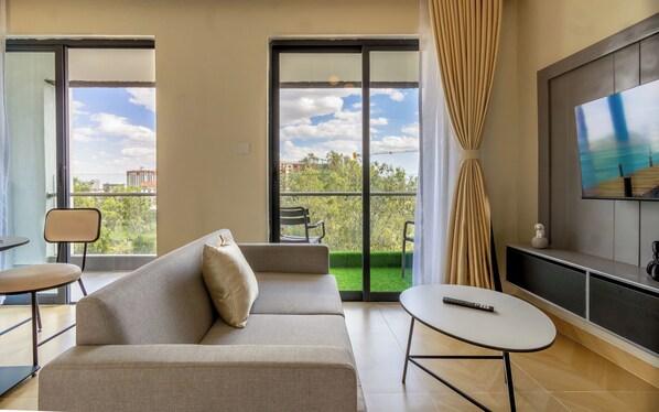 Living area - JKIA luxury units (Syokimau)