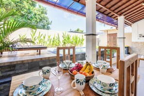 Villa, 2 chambres, non-fumeur | Salle à manger