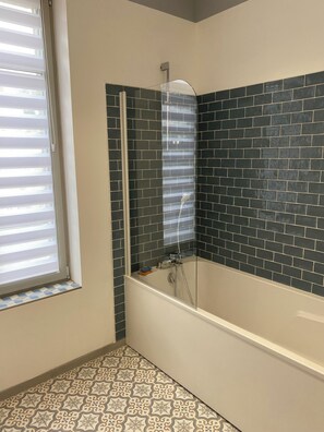 Shower, hair dryer, soap, toilet paper - Large 4* gîte: sleeps 12, 6 bedrooms, 4 bathrooms, games room, garden (Laon)