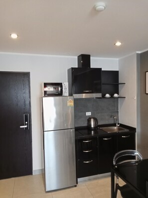 Apartment, Balcony, Mountain View | Private kitchenette - Well-located condo 1-BR T1-NV 203 (Chalong)