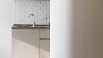 Appartement, 1 chambre, balcon, vue montagne | Coin cuisine privé