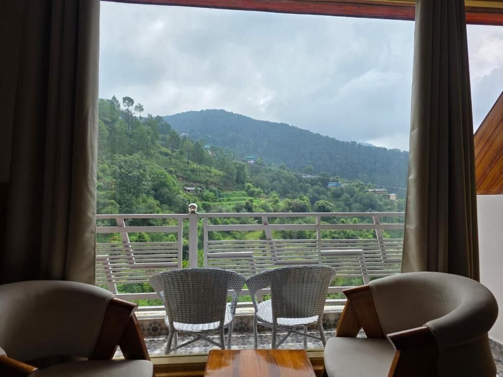 Vue depuis l’hébergement